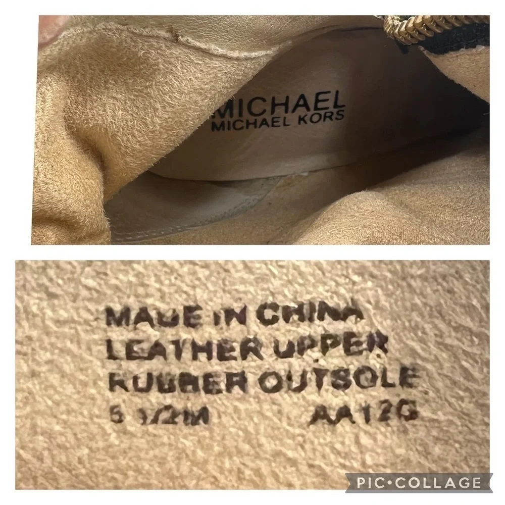 MICHAEL Michael Kors Women’s Black Leather Riding Boots - Picture 15 of 16